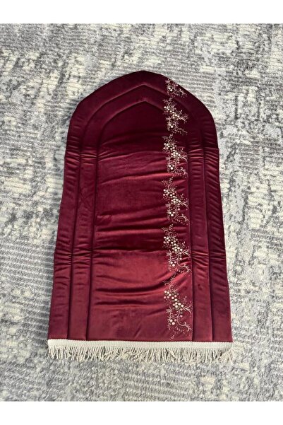 Gerenic Luxurious embroidered foam-padded prayer rug