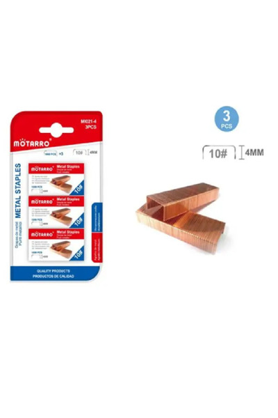 MOTARRO دبابيس معدنية MI021-4 شديدة التحمل، قياسية، للمكاتب والمدارس والمنازل...