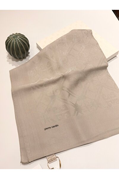 Pierre Cardin Naia Pamuk Monogram Jakarlı Şal
