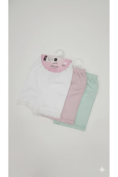 Generic شورت بناتي قطن 3قطعه