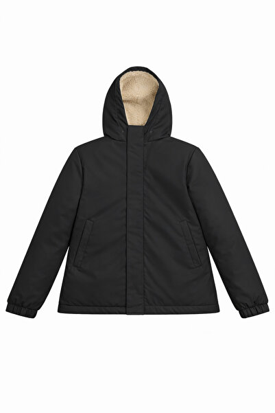 freemen Boy's Fur Lined K Hooded Comfortable Fit Water and Windproof Winter Coat