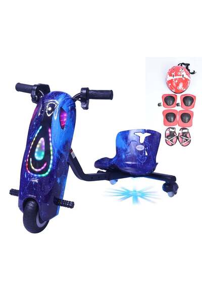 Scooter 36V electric scooter for kids with helmet and guards