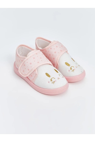 LC Waikiki LCW STEPS Pembe Cırt Cırtlı Kız Çocuk Panduf