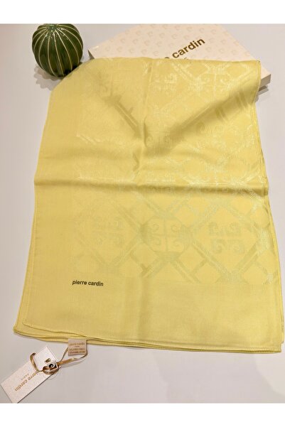 Pierre Cardin Naia Pamuk Monogram Jakarlı Şal