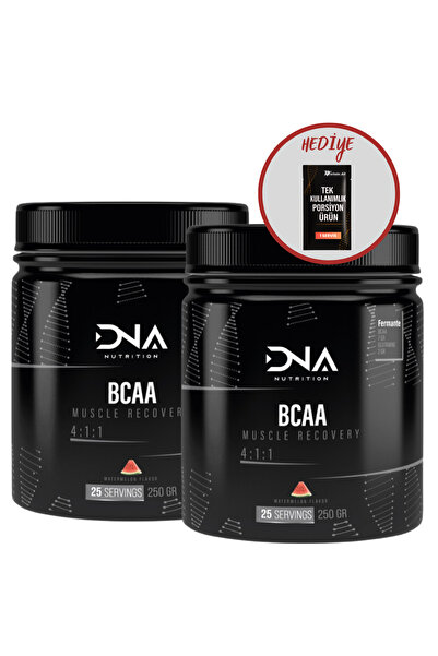 Dna Nutrition Bcaa 4:1:1 Karpuz Aromalı 250gr X 2 Adet (TOPLAM 500GR - 50 SER...