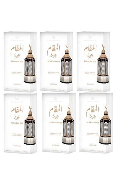 Al Rehab Almaqam Oud Perfume Body Spray 50ml (Pack of 6)