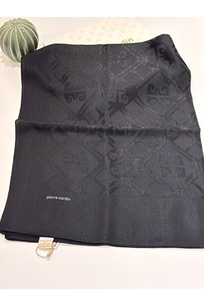 Pierre Cardin Naia Pamuk Monogram Jakarlı Şal