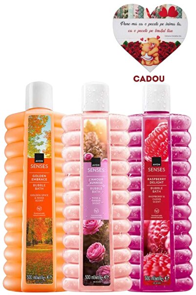 AVON Delicate Bath Foam Set, 3x500ml