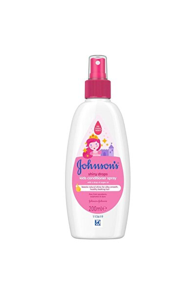 Johnson Set of 3 x Johnson's Baby Spray Conditioner, for frizzy hair, 200 ml