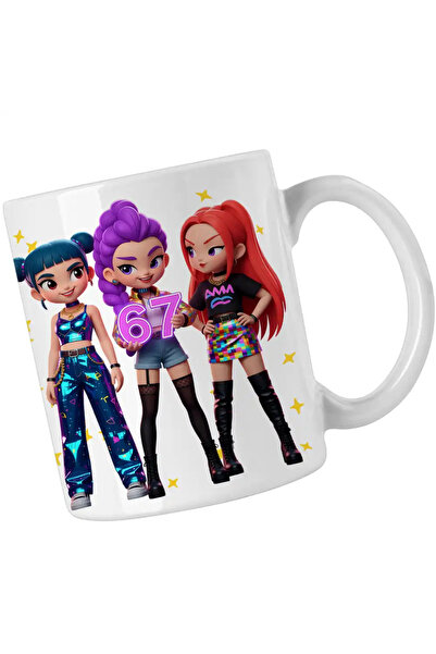 OEM Six Seven Kpop Huntrix 67 Demon Hunters Mug