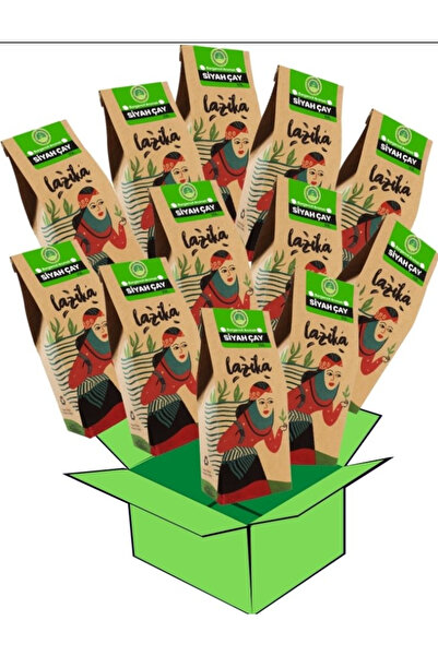 LAZİKA (Advantageous 12-Piece Set) Bergamot Black Tea Set (12*350 g)-May Tea,...