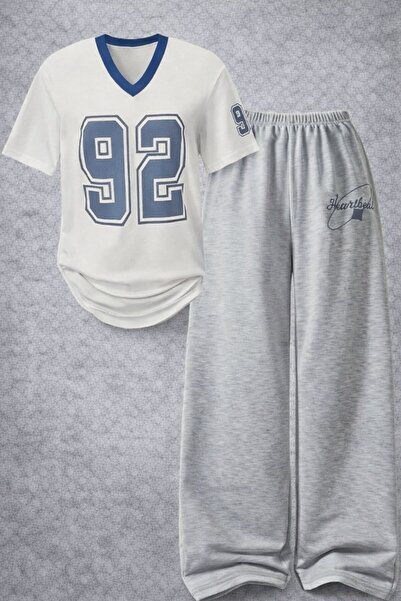 Kids Çocuk 92 Baskılı Yazlık 2'li Alt Üst Takım