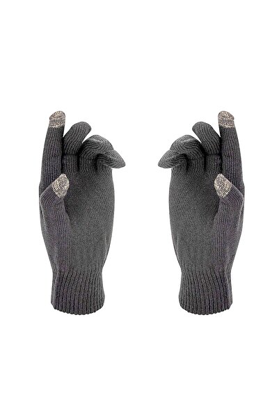 THERMOFORM Active Touch Finger Touch Enabled Unisex Gloves Anthracite