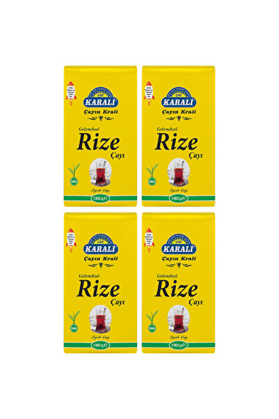 KARAALİ Karali Geleneksel Rize Dökme Çay 1000 Gr X 4 Adet
