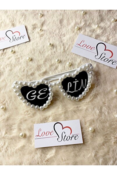LoveStore Gelin Gözlük Özel Tasarım Bride Gözlük After Gözlük Yazılı Güneş Gö...