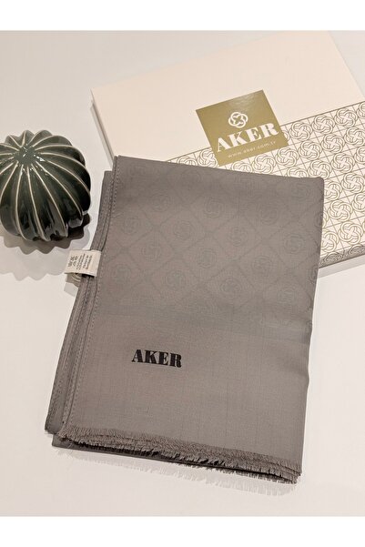 Aker Pamuk Monogram Dört Mevsim Şal
