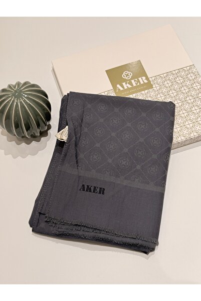 Aker Pamuk Monogram Dört Mevsim Şal