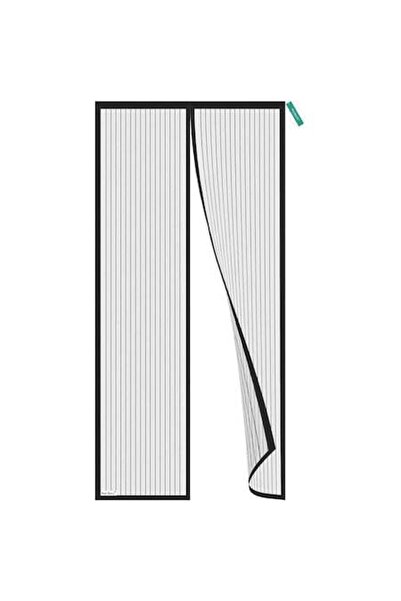 OEM Plasă magnetică anti-țânțari, cu închidere automată, tăiabilă, PVC, 210x100 cm, neagră