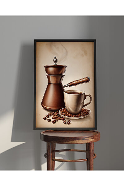 Rosaart Tablo | Ahşap Çerçeveli Tablo | Kahve Tarifleri, Coffee Names, Coffee...