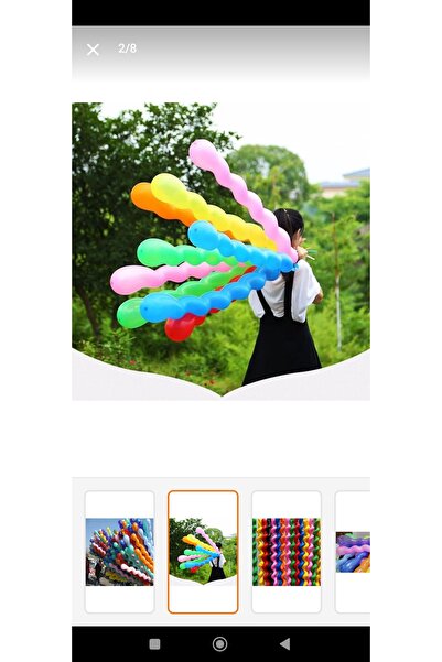 ARD Pazarlama Spiral burgulu balon, süsleme , doğum günü, promosyon hediyelik...