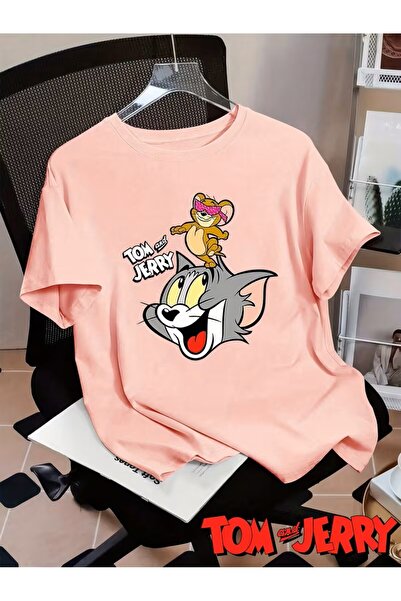 oneagılyazı Tom & Jerry Vintage Cartoon T-Shirt