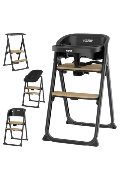 Neno Sapori Black - 4-in-1 multifunctional feeding chair (Neno Premium series)