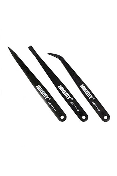 Dalip Baby Set de pensete antistatice, 3 bucăți, ascuțite, drepte, curbate, 1...