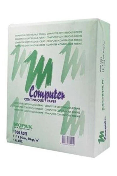 Mopak Sürekli Form 11" x 24 cm 2 Nüsha Düz 1000'li