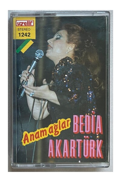 Uzelli Müzik Bedia Akartürk Anam Networks Cassette (Original Period Paper Pri...