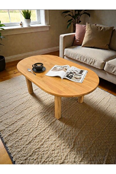 uğurlubaylar Tamamı ağaç tasarım orta sehpa 87x60cm