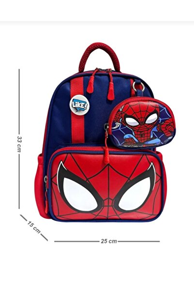 DADU Master Pack Lisanslı Örümcek Adam Figürlü Anaokulu Kreş Okul öncesi Çantası