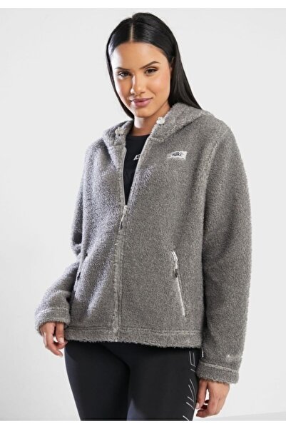 Nike Thermo-Fit Kadın Gri Günlük Stil Loose-Fit Sweatshirt (Blue Sportswear )