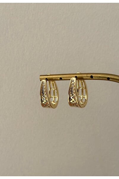 XUPING JEWELRY Special Series U Model Zircon Stone Xp Gold Earrings