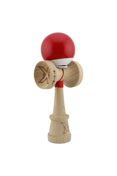 Flippy Kendama X Original, Professional, Flippy, Super Sticky V3, Bicolor Red...