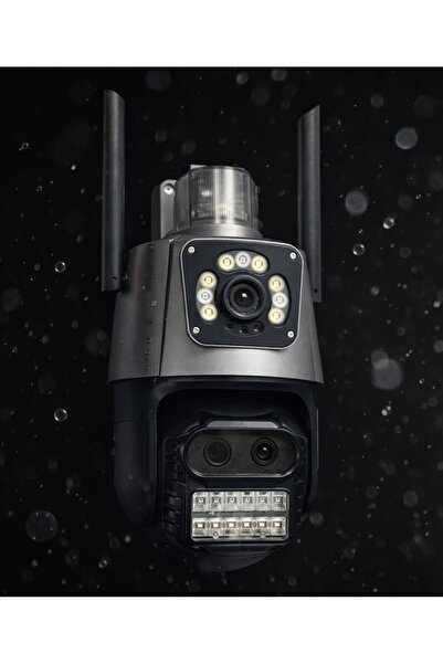 ALKESE 6MP PTZ WIFI UHD 10X ZOOM DIŞ CEPHE ALARMLI ÇAKARLI HAREKET ALGILAMA V...