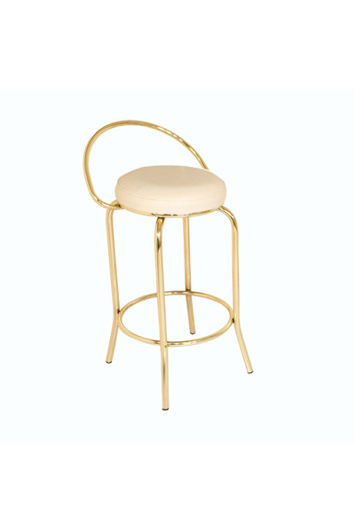 Dockers Bar Taburesi Arkalıklı Gold - Krem