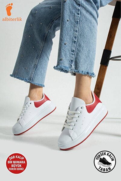 AlbiShoes Women Men Unisex Thick High Sole Daily School Sports Shoes Sneaker ...