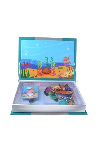 Dalip Baby Carte educațională cu puzzle-uri magnetice pentru dezvoltarea imag...