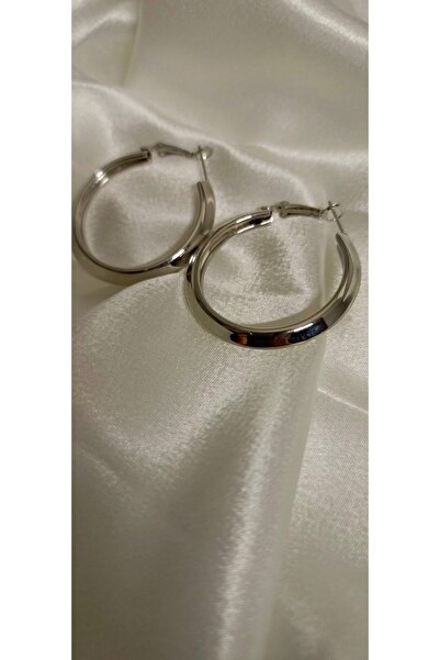 Poyi Aksesuar Kalın Orta Boy Halka Küpe