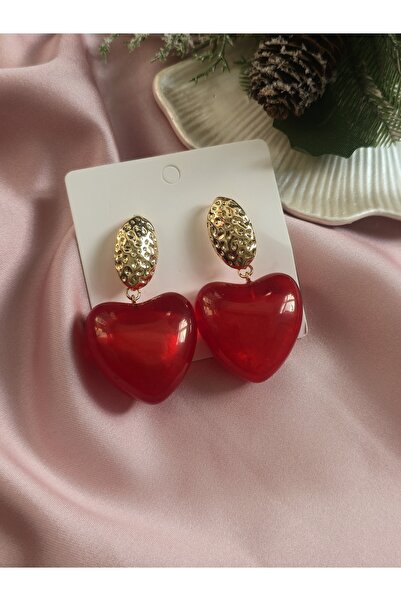 Glamluxe Women's Vip Series Big Heart Earrings