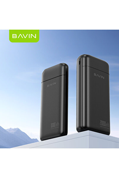 Bavin PC1182 Portable Ultra Slim Dual USB Type-C Port Charger Fast Charging 20000mAh Power Bank