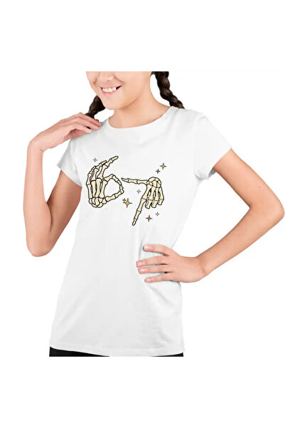 OEM Tricou Copii Fete Six Seven Schelet Maini 67 Meme