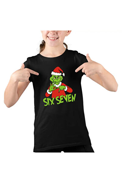 OEM Tricou Copii Fete Six Seven Grinch Craciun