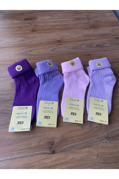 Nexa Doğaltaş 4Th Thick Winter Wool Curled Women's Socks