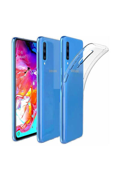 Samsung A70 Uyumlu Kılıf - Şeffaf