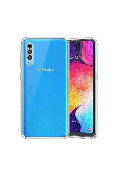 enva case حافظة متوافقة مع هاتف سامسونج A30S - شفافة