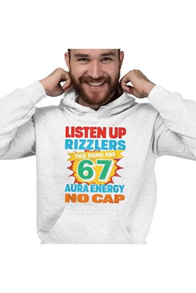OEM Men's Hoodie Six Seven Listen Up Rizzlers 67