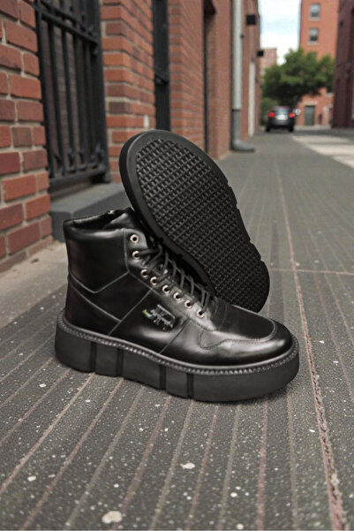 VİVA SHOES Genuine Leather Men's Boots