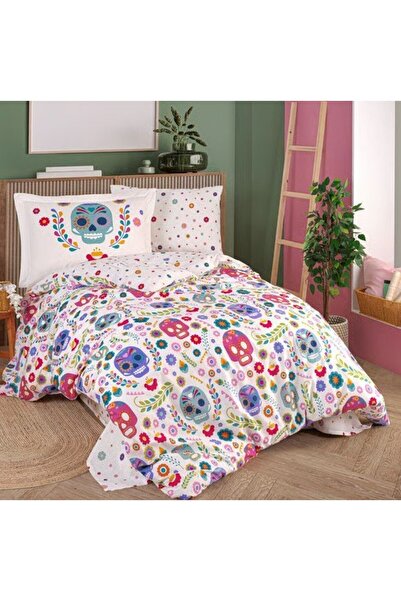 MarDyHome Single Poplin Duvet Cover Set Alice Fuchsia