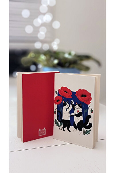 Başka Bir Hayat Diliyorum Defter - Özel Tasarım Kedi Köpek Hayvan A6